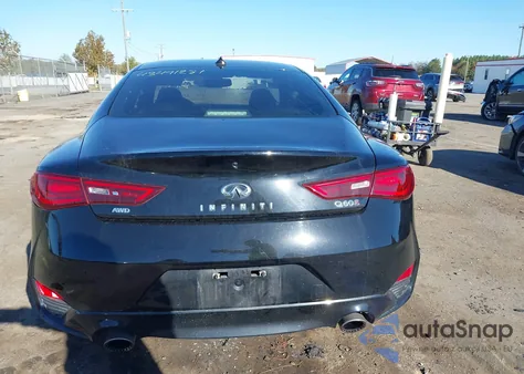 2017 Infiniti Q60 3.0T Red Sport 400 из США, поврежденный, VIN JN1FV7EL2HM701170